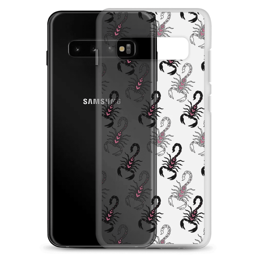 Yin n Yang Heart Tailed Scorpions | Clear Phone Case S product image (8)