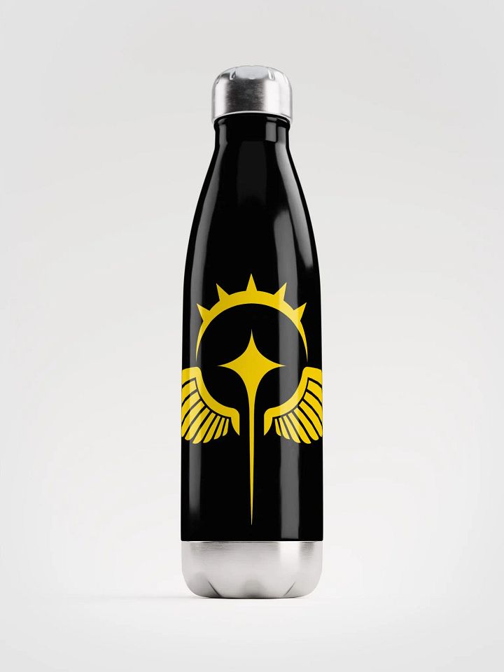 Adeptus Momfriendicus Gold Logo Water Bottle product image (1)