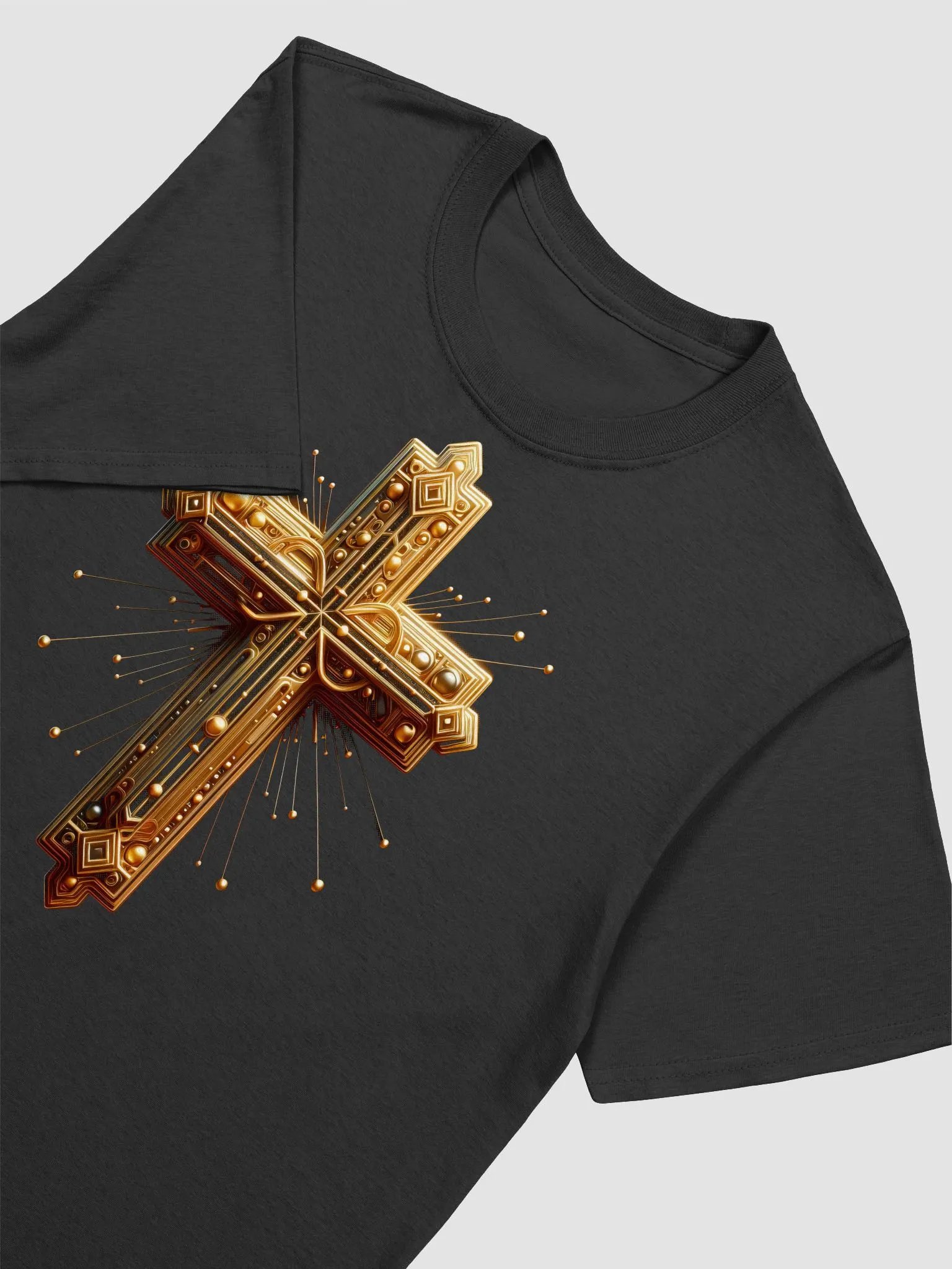 A Golden Cross - Unisex Softstyle T-Shirt #5 product image (3)
