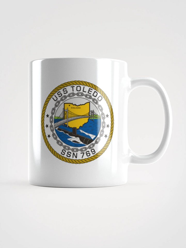 USS Toledo SSN 769 White Coffee Cup product image (1)