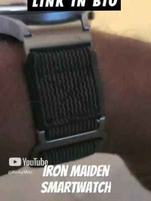 @Iron Maiden  @Samsung  Iron Maiden Smartwatch  #gadgets #heavymetal #80smetal 