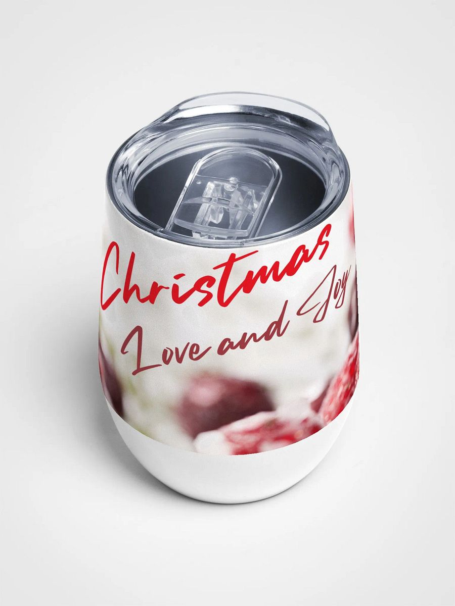 Frosted Berry Christmas Wine Tumbler gift for moms dads family friends product image (4)