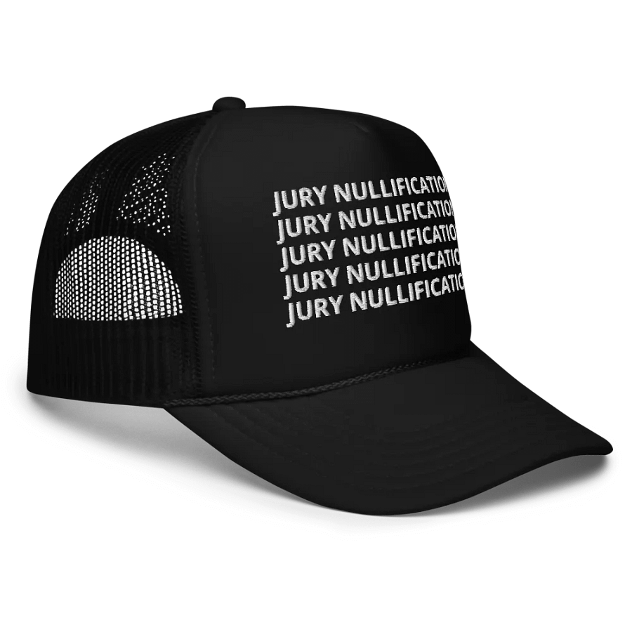 Jury Nullification Hat - Embroidered Trucker Cap product image (3)