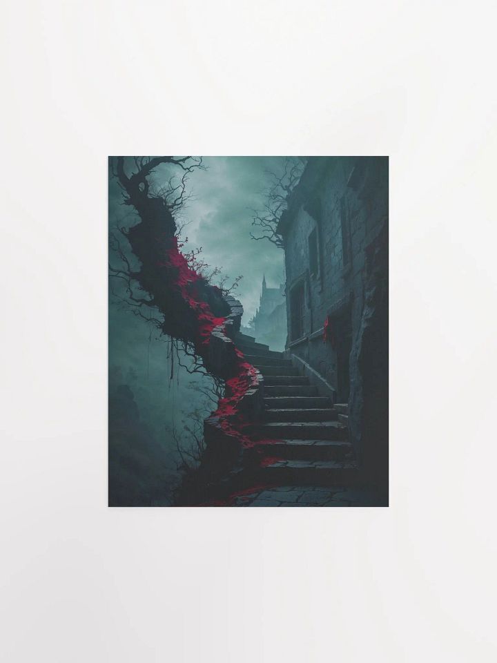 Crimson Ascent Matte Poster product image (7)