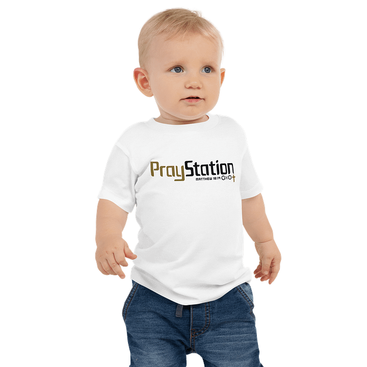 LXA PrayStation Baby Tee | Love X Aloha - Faith Collection | Premium Christian Apparel product image (1)