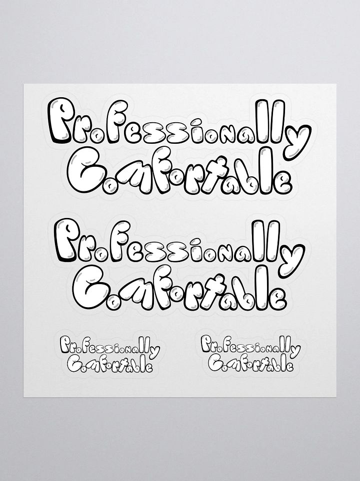 Professionally Comfortable Stickers product image (1)