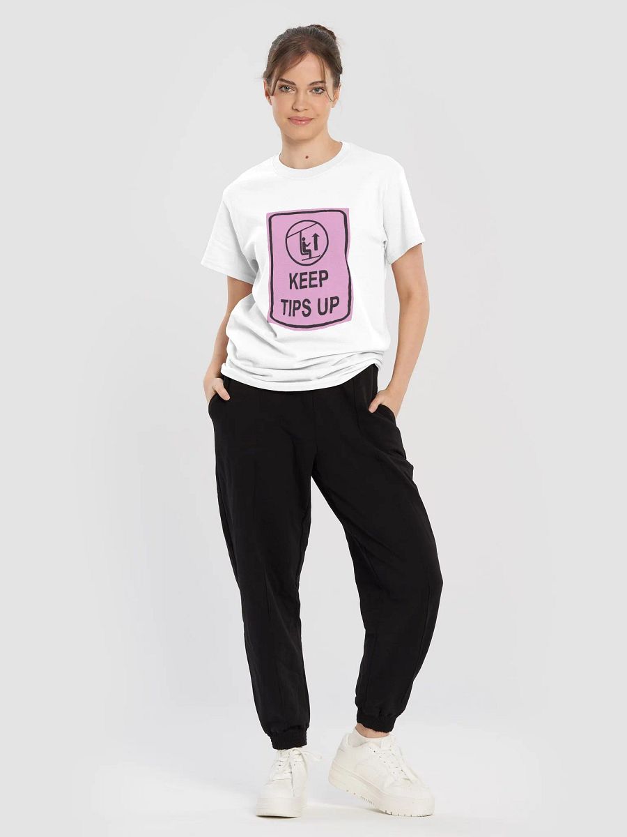 keep tips up (pink) - Gildan Heavyweight Tee [Unisex Sizing] product image (5)