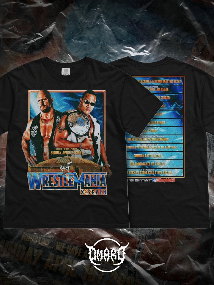WrestleMania X-7 Custom Shirt product image (1)