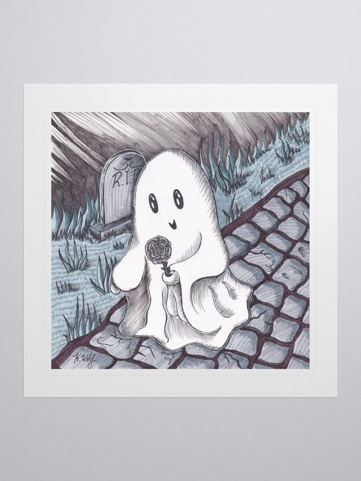 Rose Ghost Stickers product image (1)