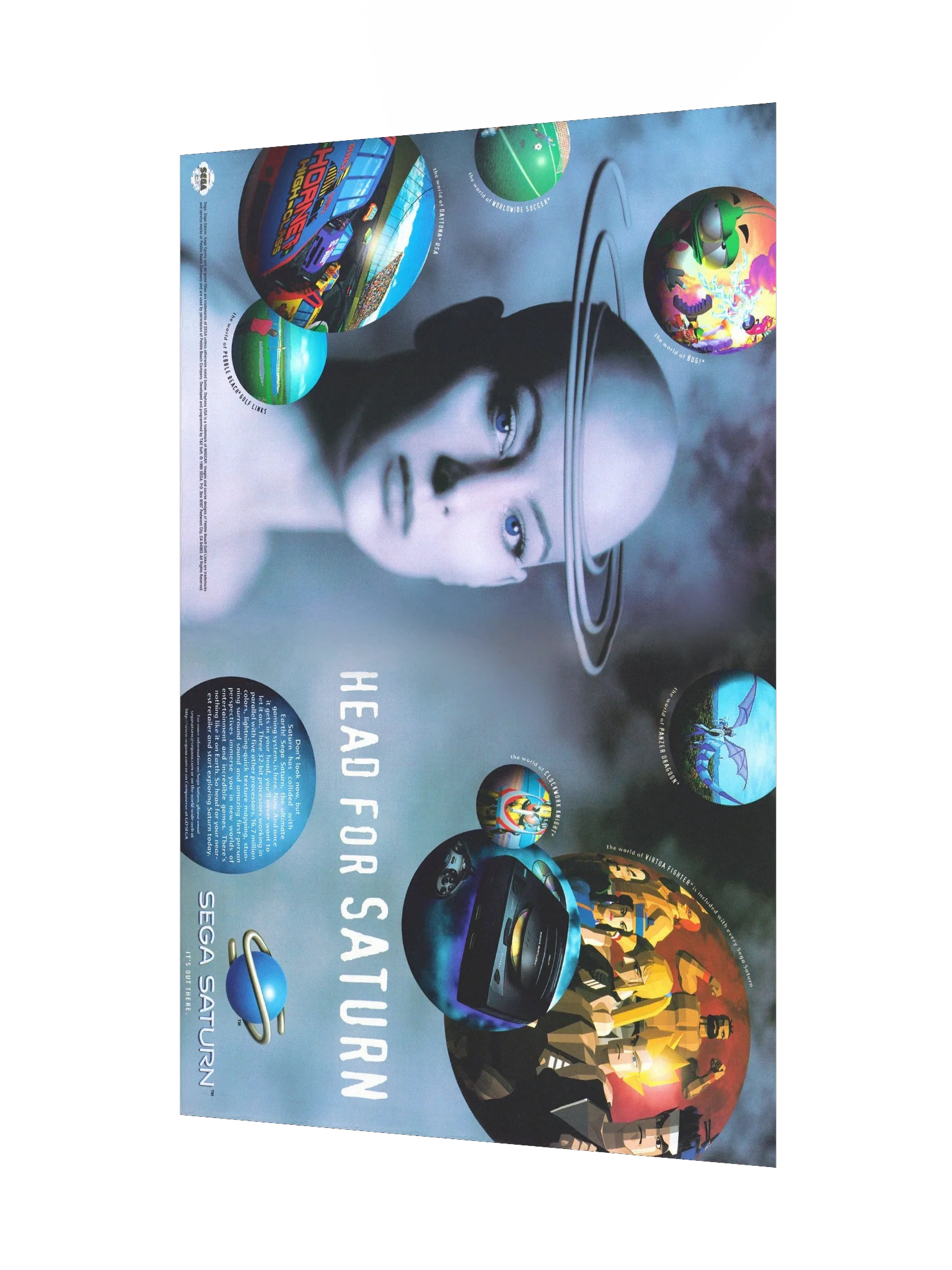 SEGA Saturn - Promotional Poster/Flyer product image (3)