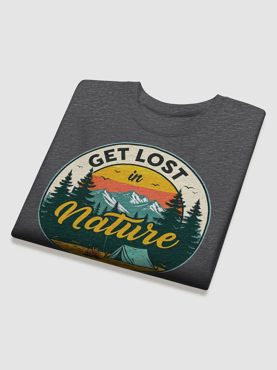 Get Lost in Nature Vintage Camping Sweatshirt Design product image (3)