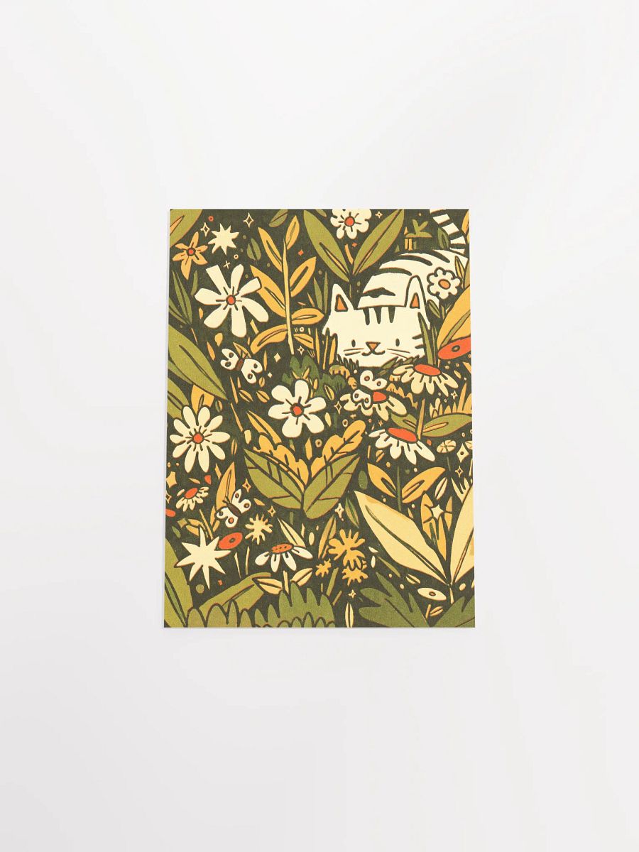 Cat in the Garden Print product image (5)