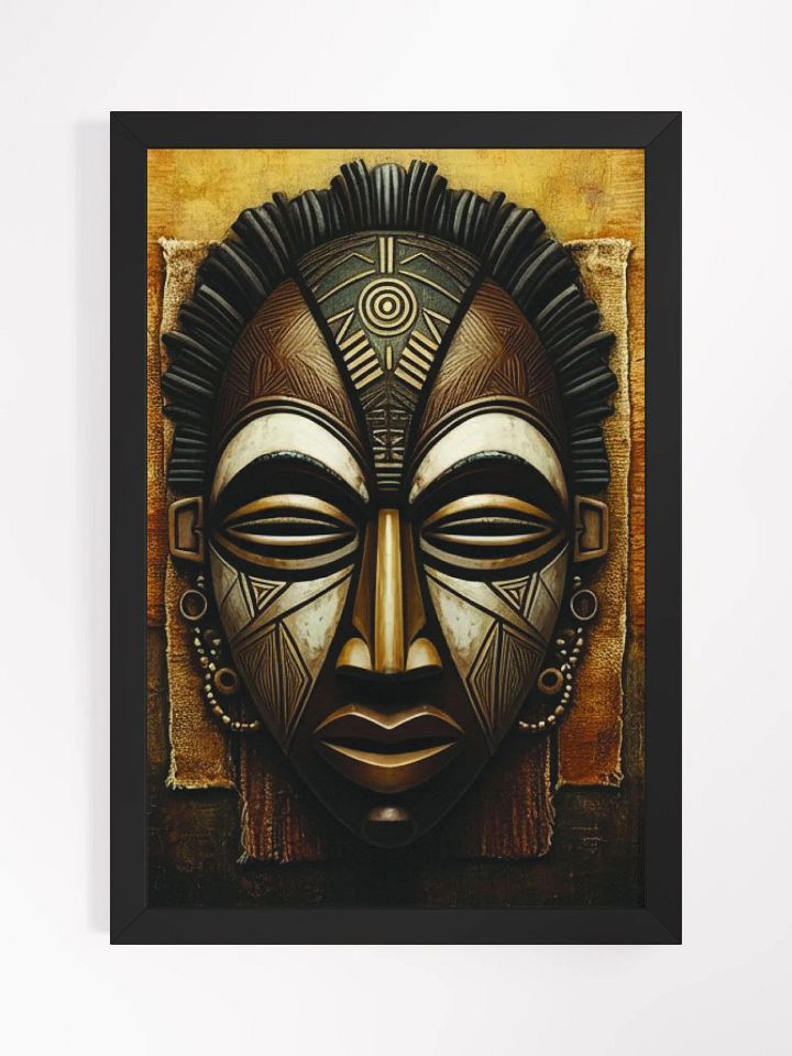 African Heritage Matte Framed Mask Poster product image (1)