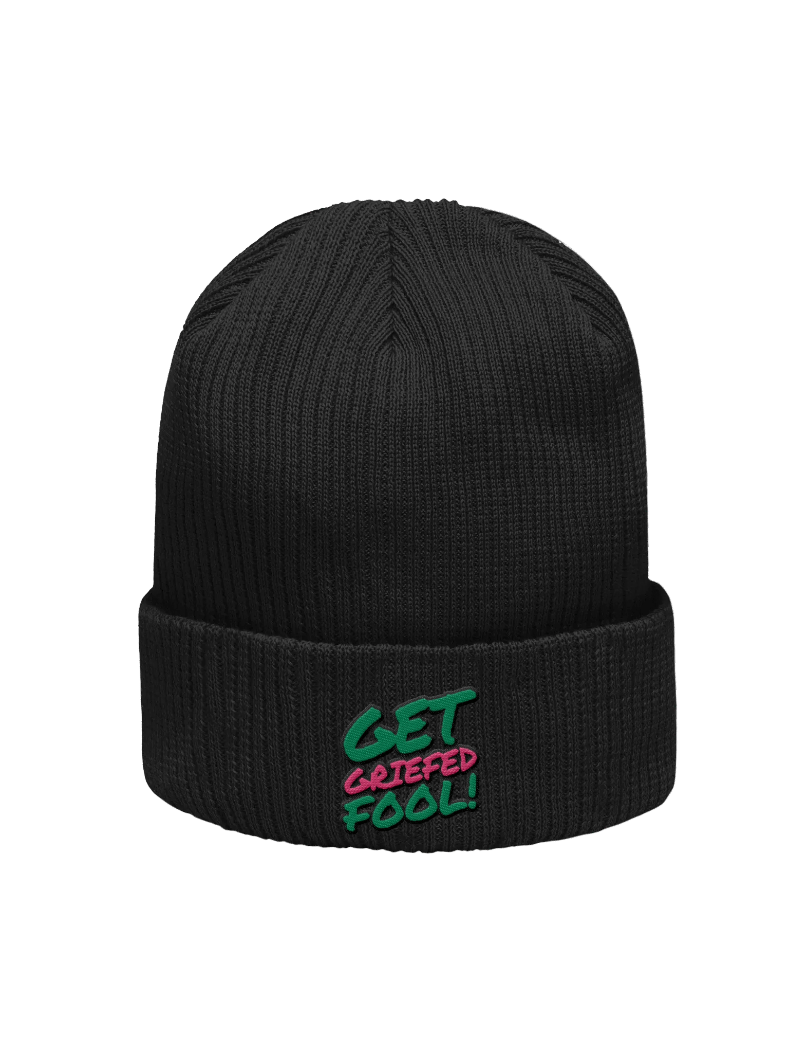 Get Griefed Fool! - Atlantis Organic Ribbed Beanie product image (3)