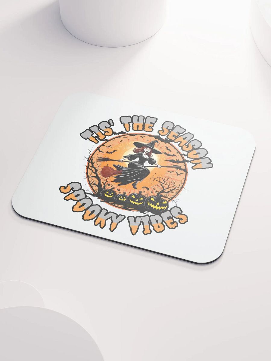 Tis The Season Spooky Vibes Witchy Halloween Mouse Pad product image (3)