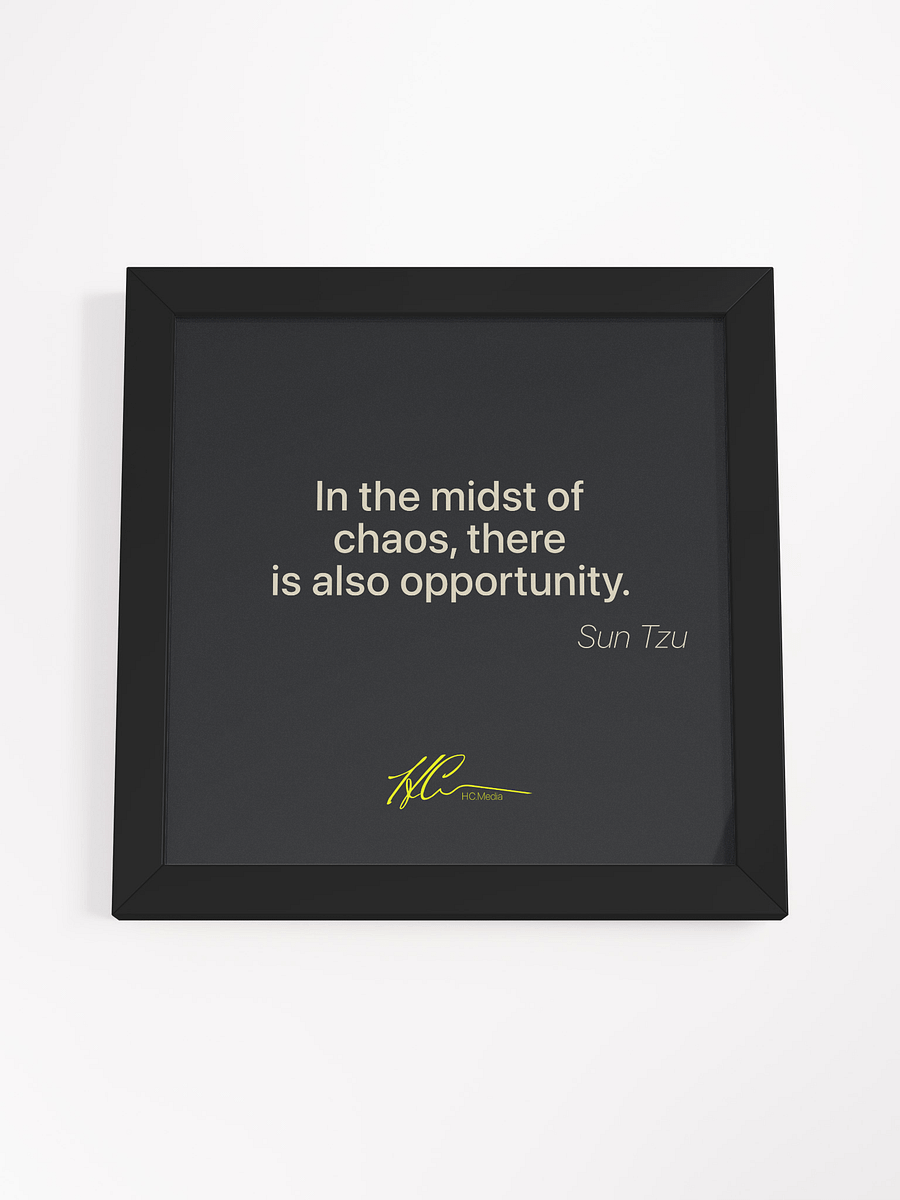 Sun Tzu Q3 - Framed Poster product image (4)