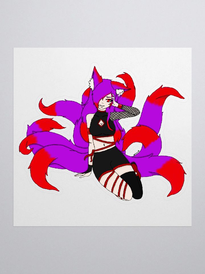 Red tail sticker product image (1)