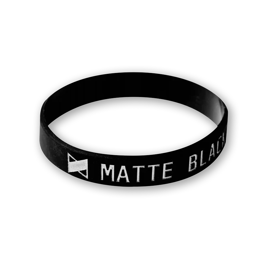 Matte Black Everything Wristband product image (5)
