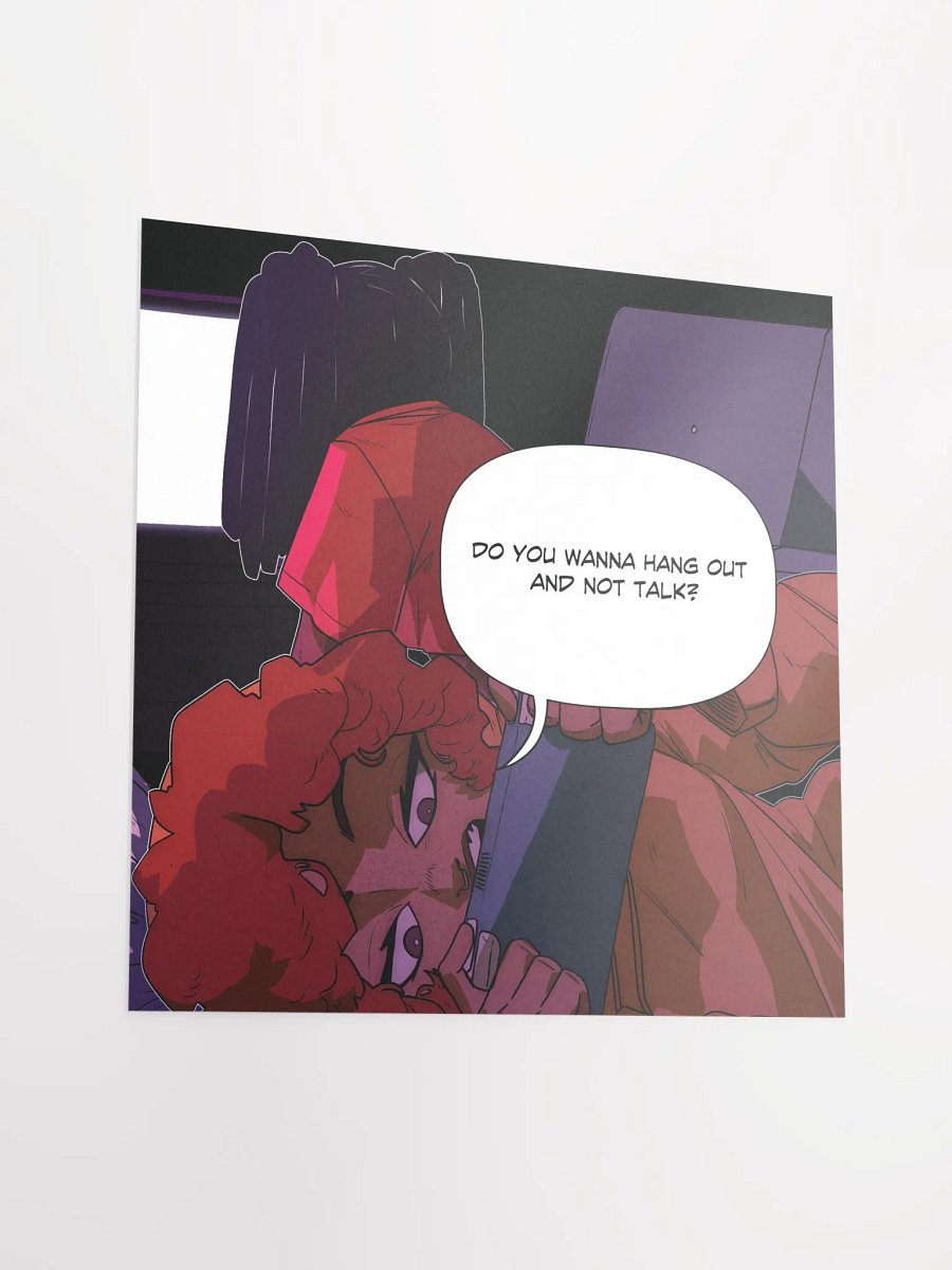 Want To Hang Out And Not Talk Poster product image (3)