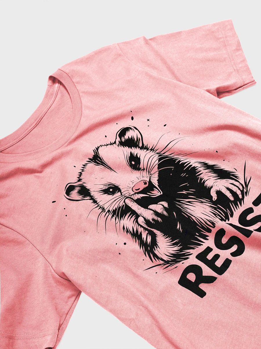 Resist Fight Fascism Angry Opossum Middle Finger Anti Trump Anti Maga Anti Musk Pro Liberal T Shirt product image (44)