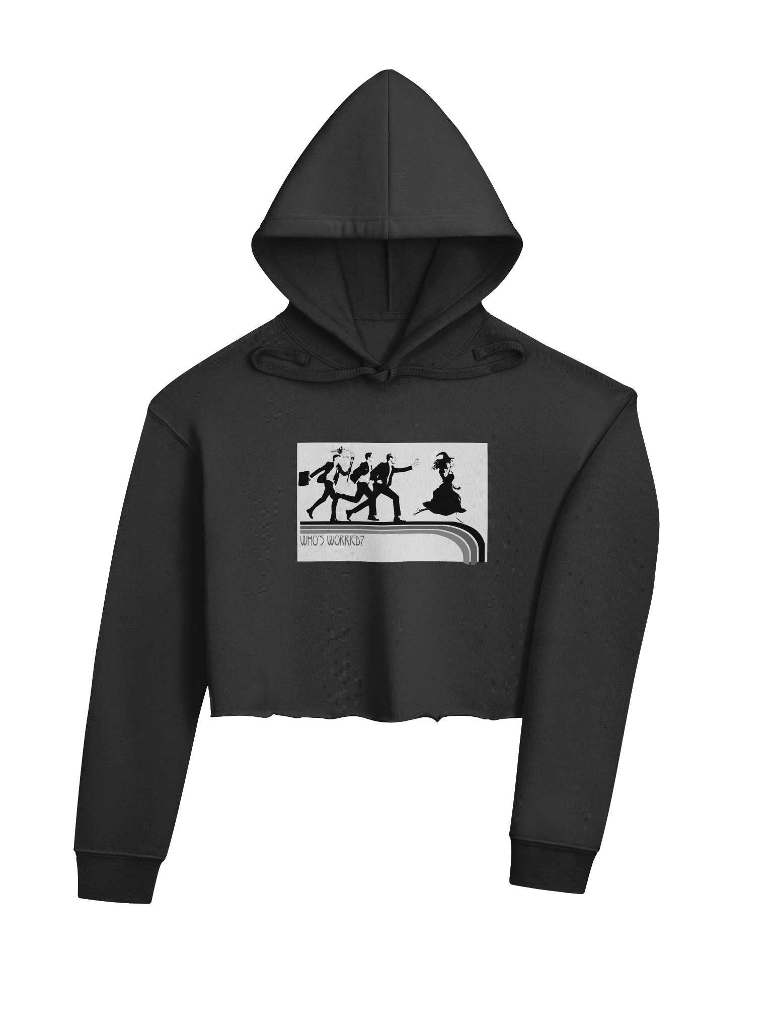 Who's Worried Cropped Hoodie product image (4)