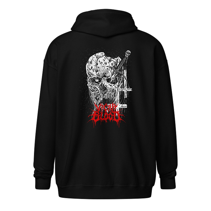 Vicar Blood Skull ZIP UP HOODIE product image (2)