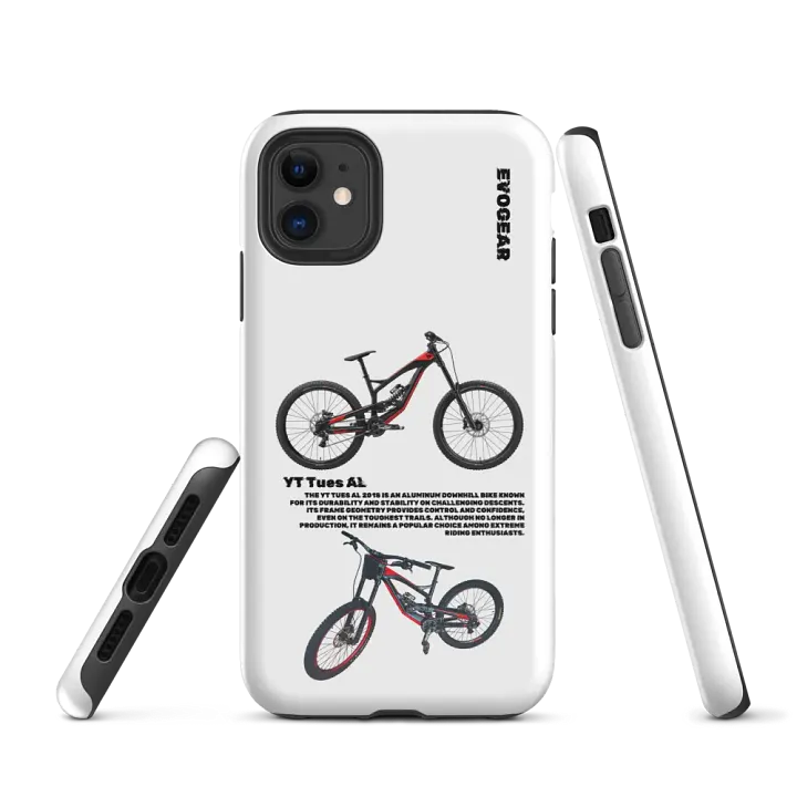 White YT Tues AL iPhone Case product image (1)