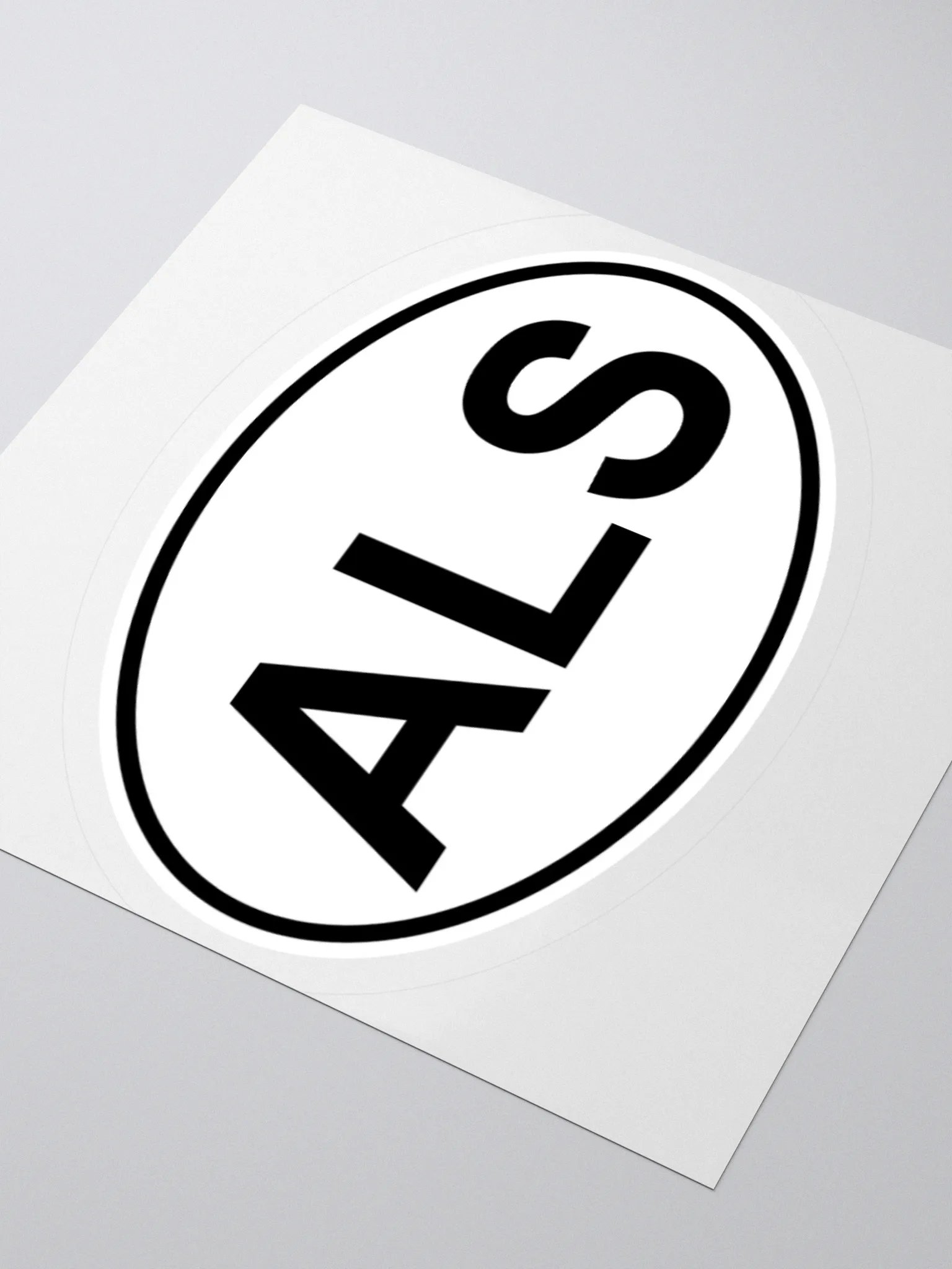 ALS Oval Sticker product image (3)