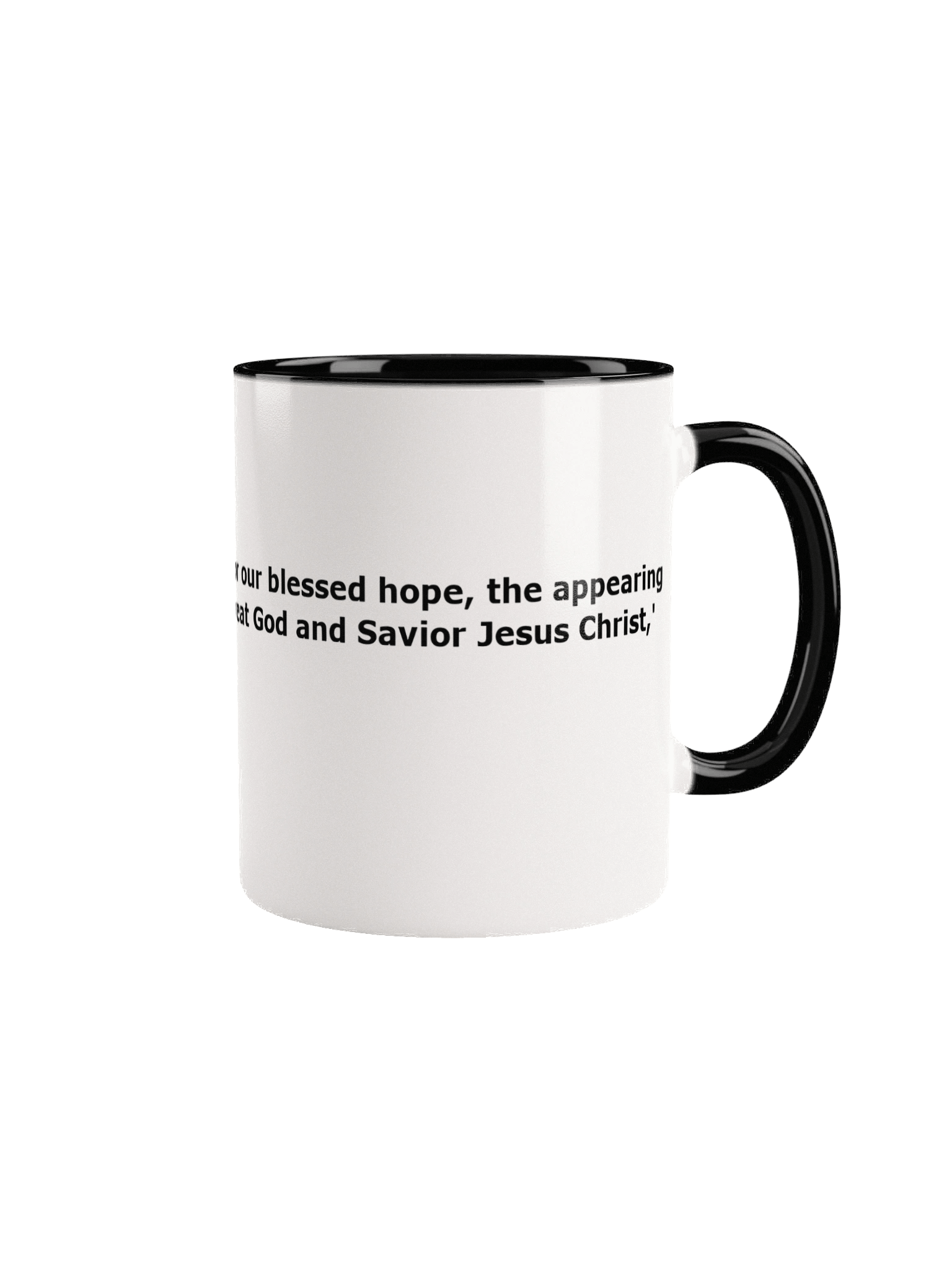 Scripture Mug (Black & White) product image (1)