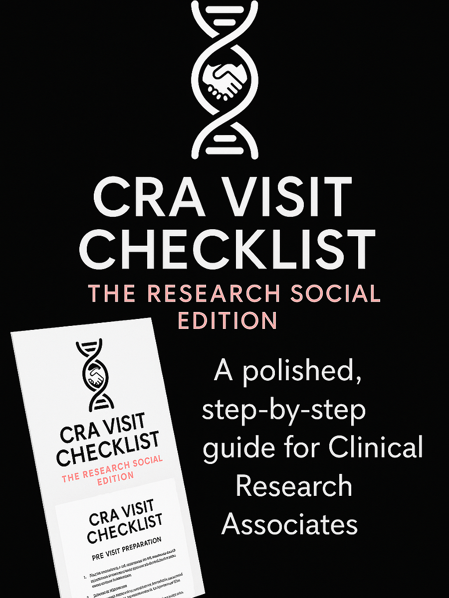 CRA Visit Checklist – The Research Social Edition product image (1)