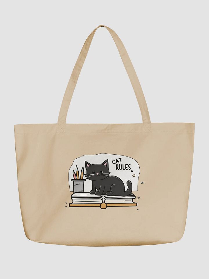 Cat Rules Eco Tote product image (2)