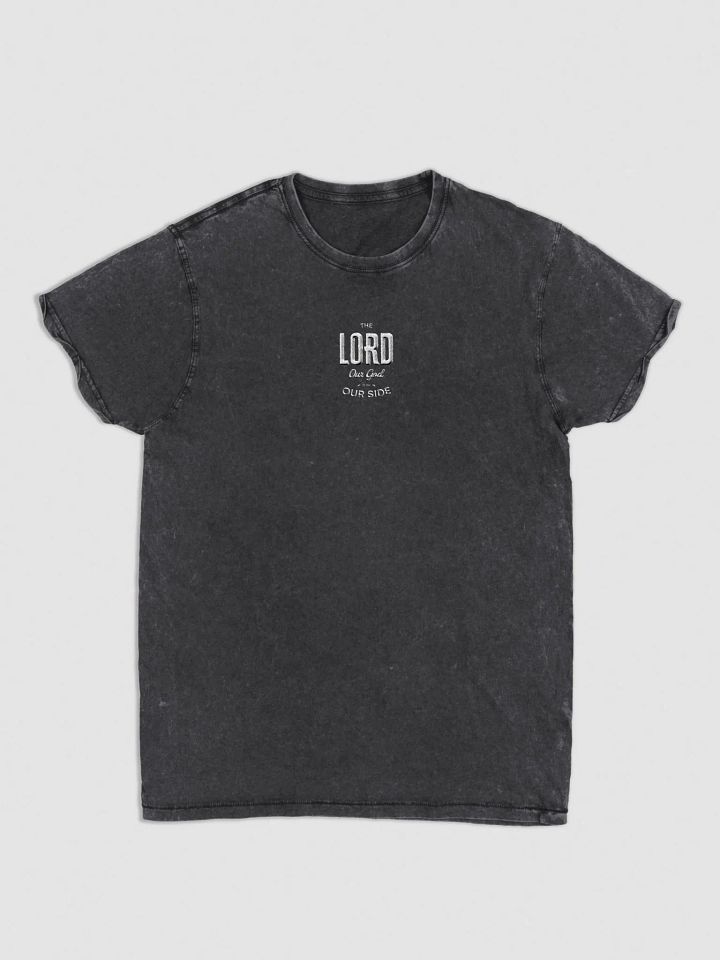 The LORD Our God is on OUR SIDE | Unisex Denim T-shirt product image (4)