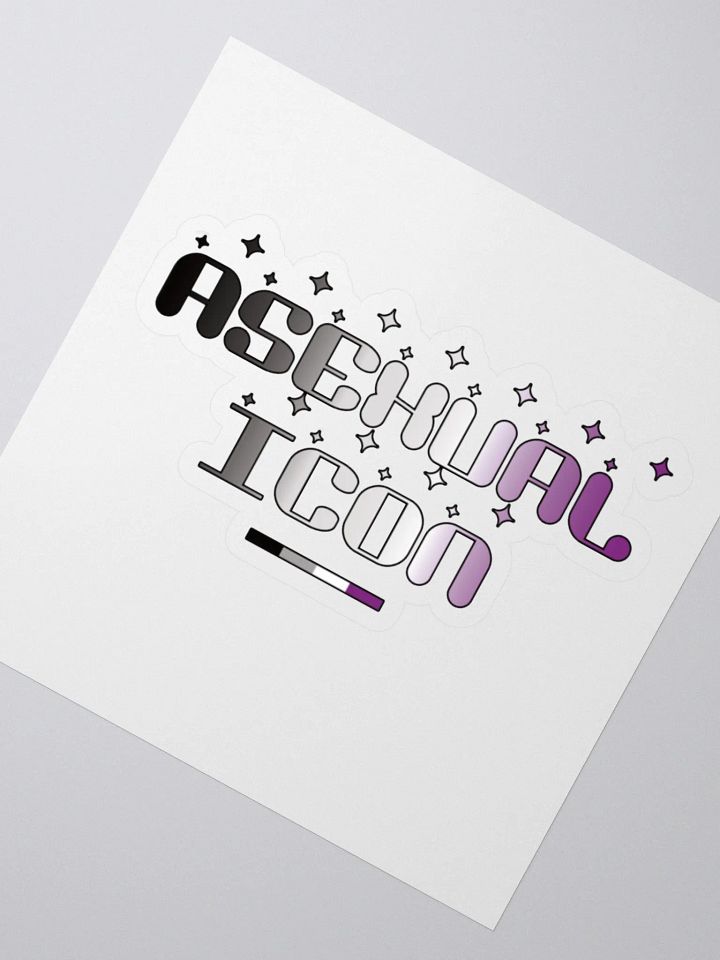 Asexual Icon Kiss Cut Sticker product image (2)