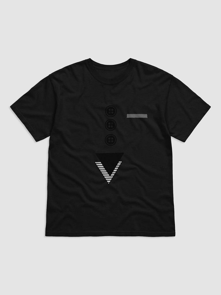 Triangles with buttons and hankie Heavyweight T-Shirt product image (2)