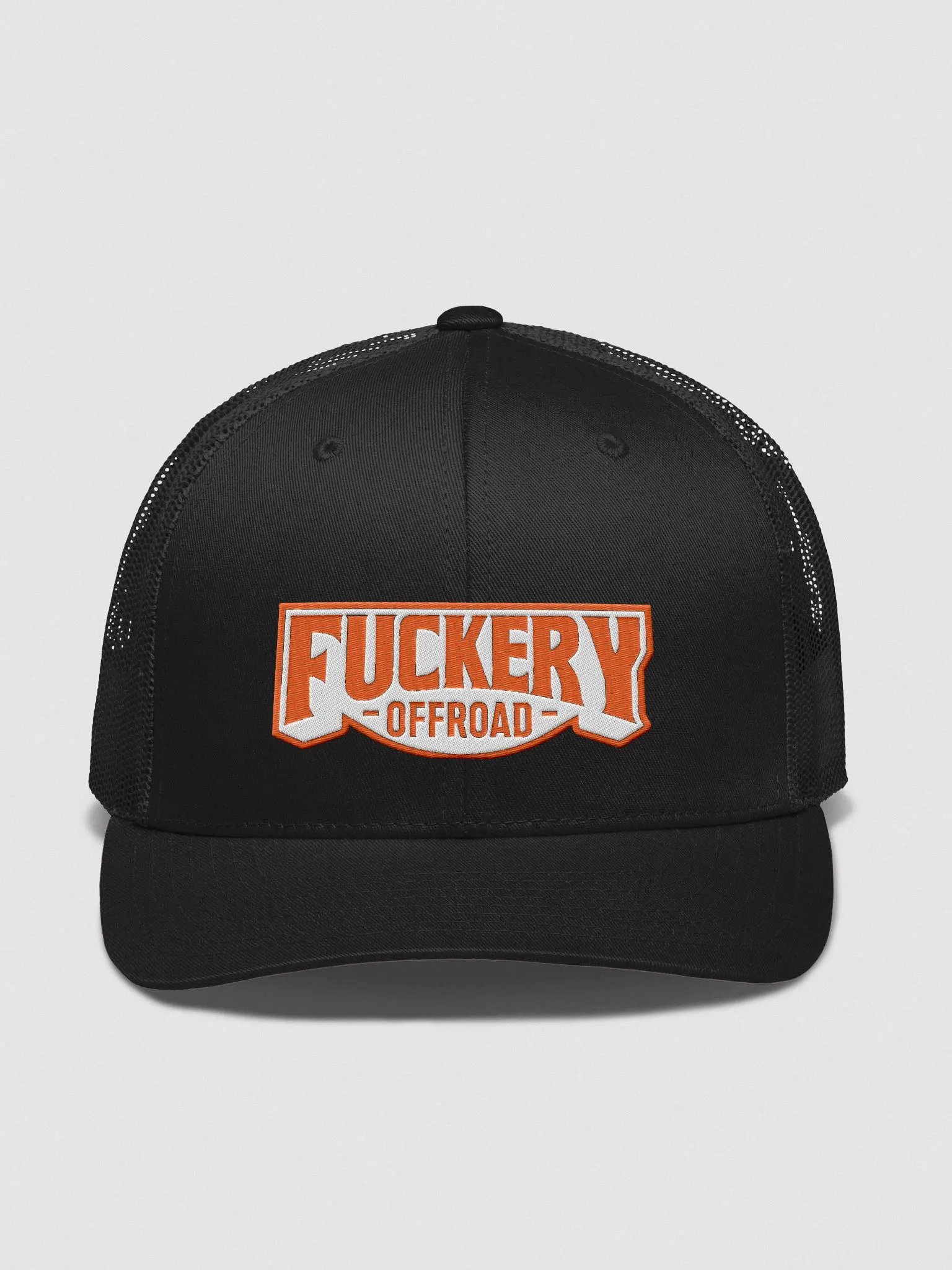 Fuckery Trucker Hat - Orange Logo product image (1)