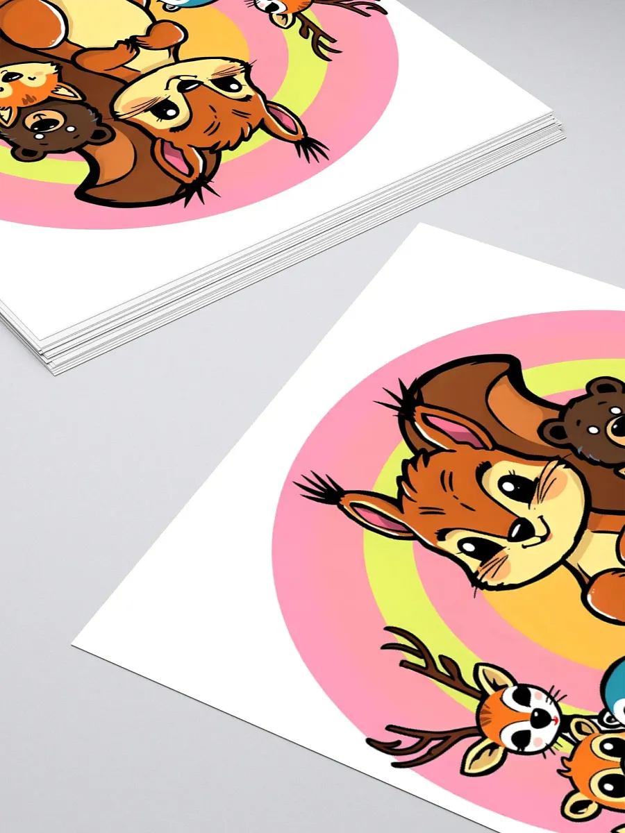 Cheerful Critter Crew Stickers product image (12)