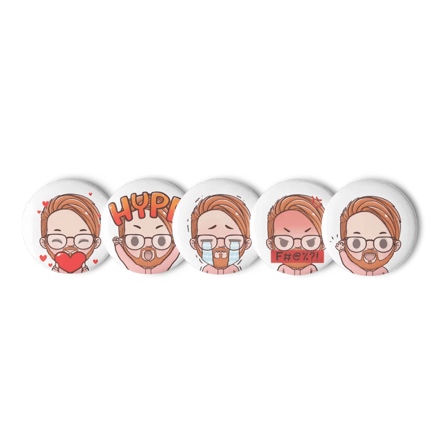 Emote Icons Pin Bundle product image (1)