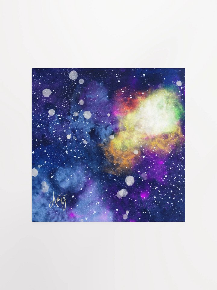 Watercolor Galaxy Wall Art product image (1)
