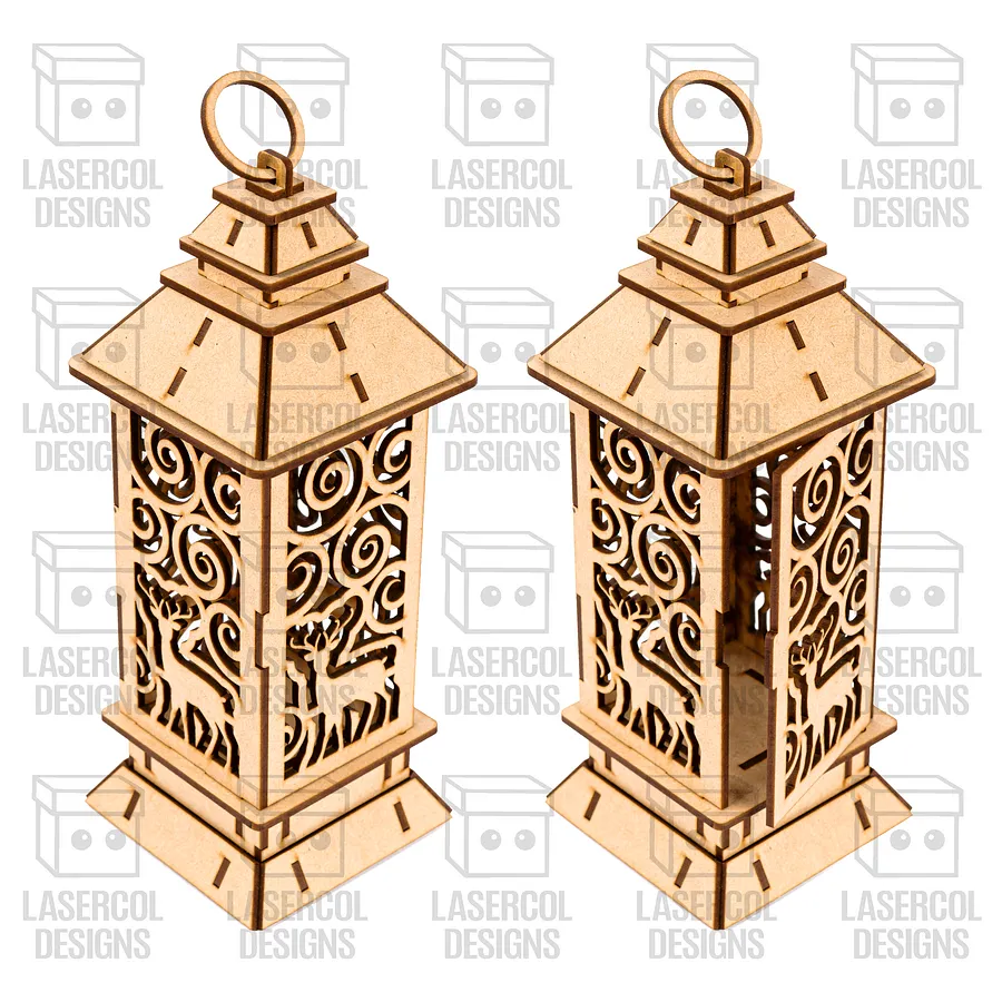 Christmas Lanterns (5 Styles) - Laser Cut Files product image (4)