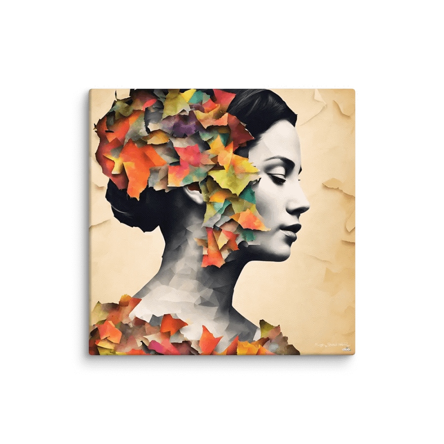 Paper Collection | Colorful Contradictions | Canvas Art Painting product image (6)