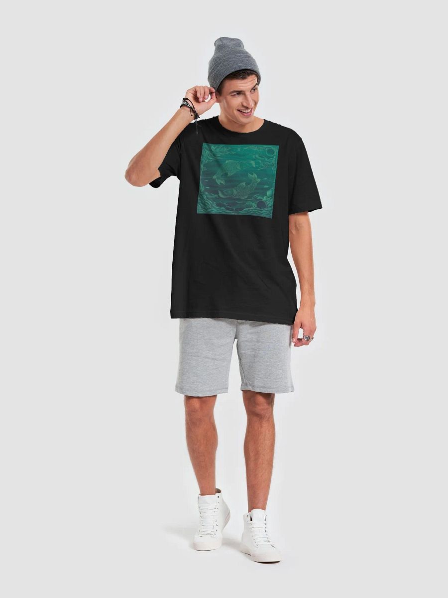 Pisces Zodiac Unisex Supersoft T-Shirt with Celestial Underwater Design product image (2)