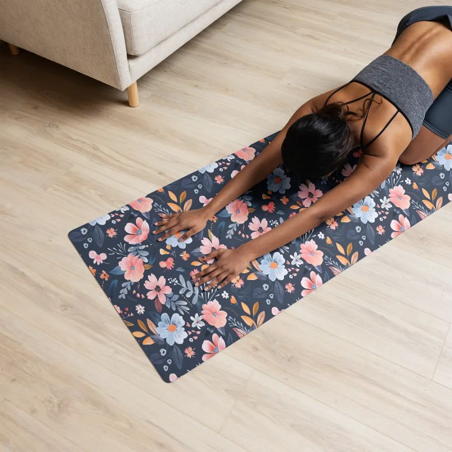 Floral Pattern Yoga Mat by Treasure Pie product image (12)