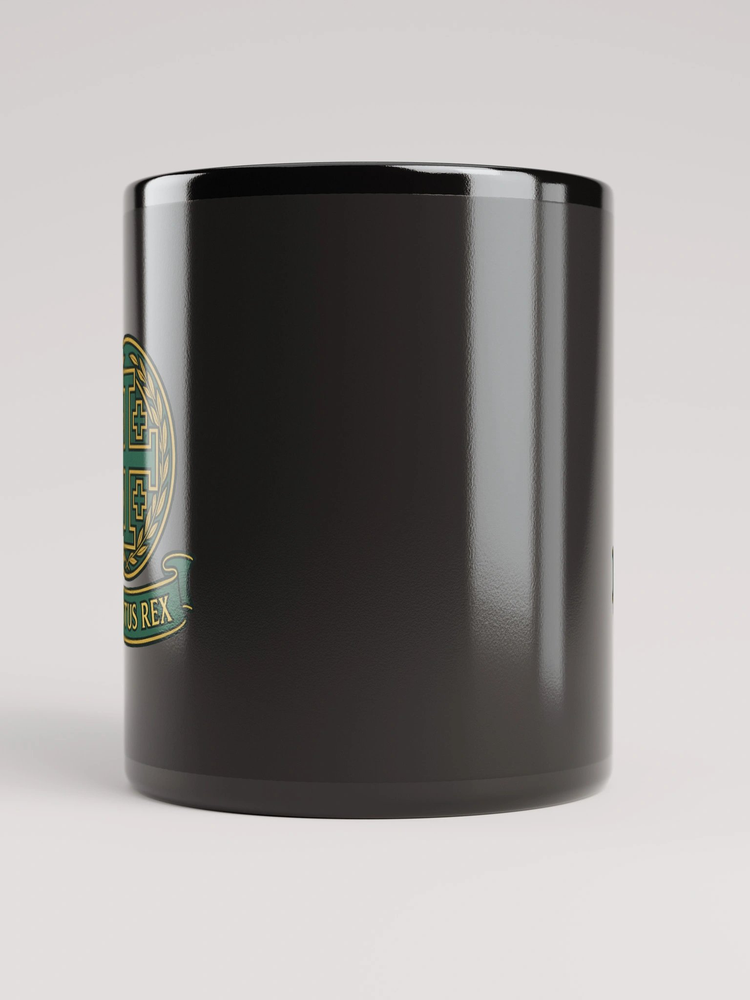 Jerusalem Cross Christus Rex mug green product image (5)