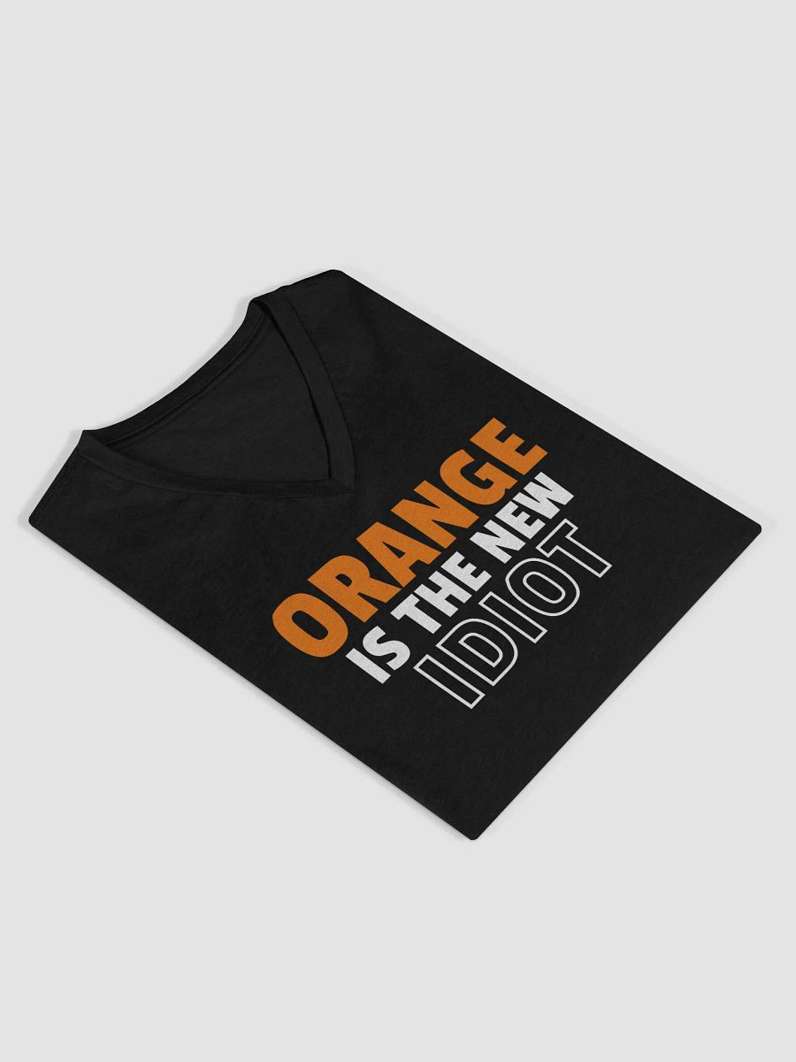 Orange Wordplay Women's V-Neck Tee product image (4)