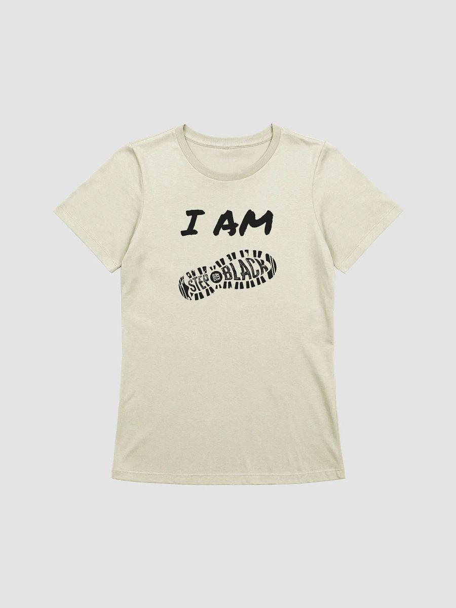 I am Step-Black T-Shirt product image (3)