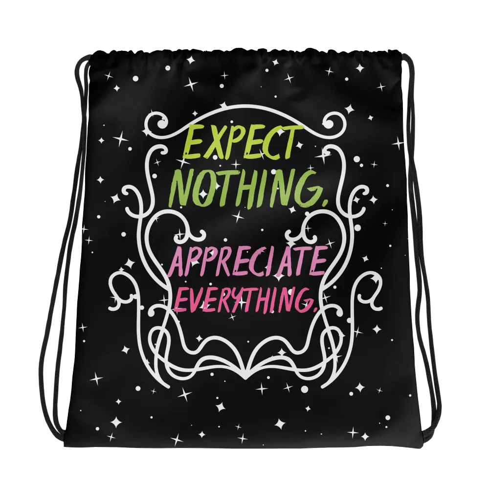 Gratitude Galaxy Drawstring Bag product image (1)