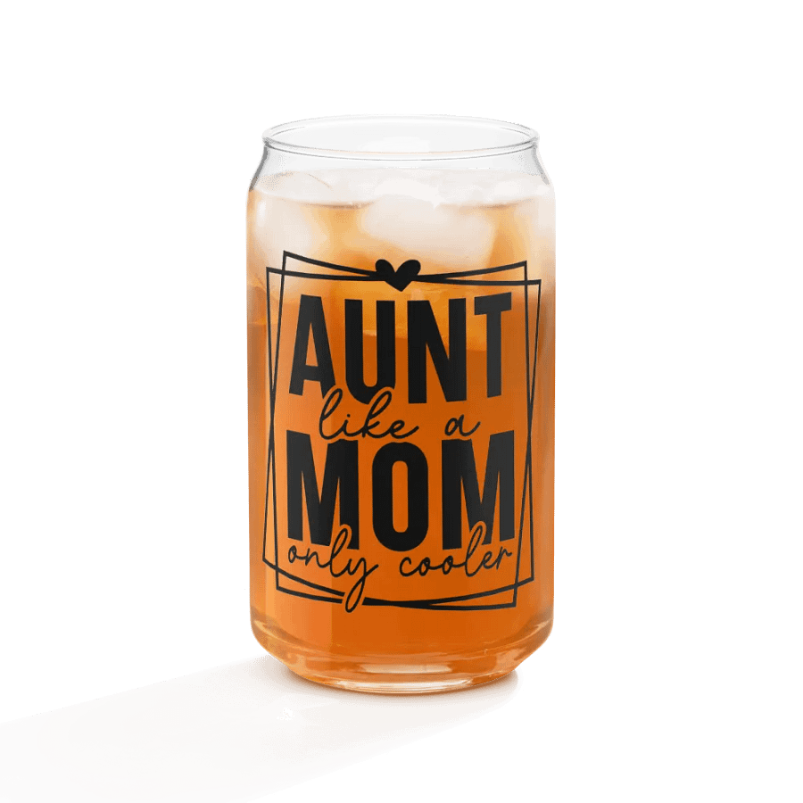 'AUNT like a MOM only cooler' Glass product image (9)