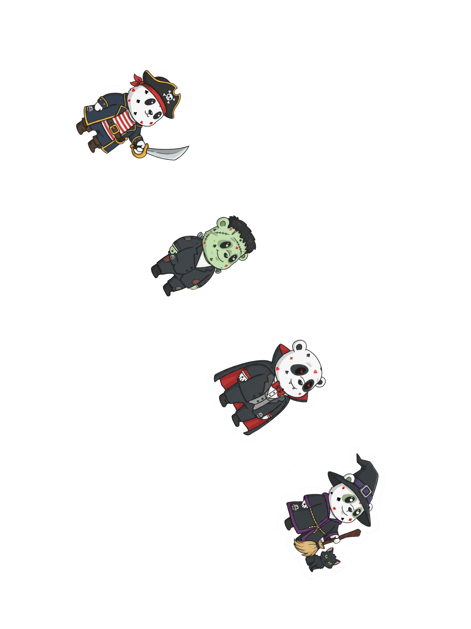 Beary Spooky 2 Stickers product image (2)