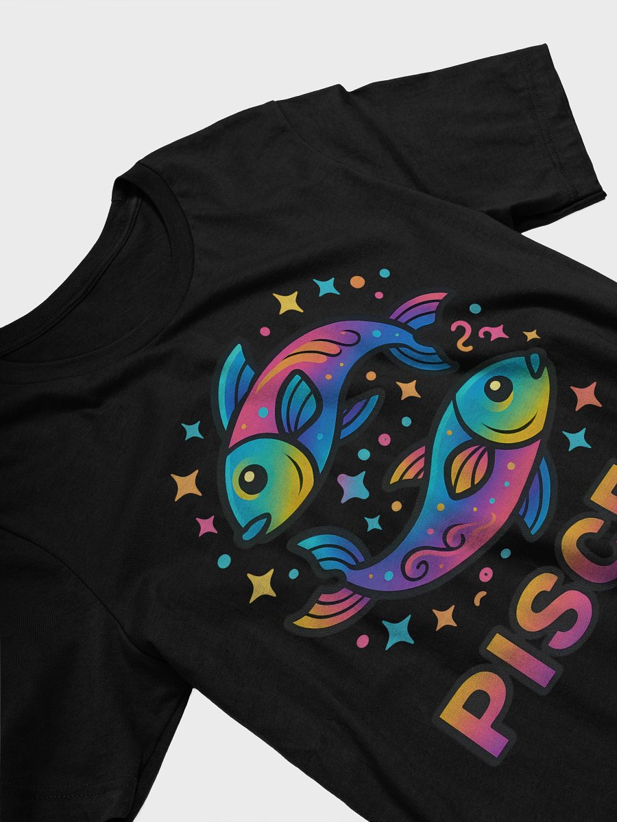 Pisces Zodiac Sign T-Shirt – Dreamy & Compassionate Star Sign Design product image (3)