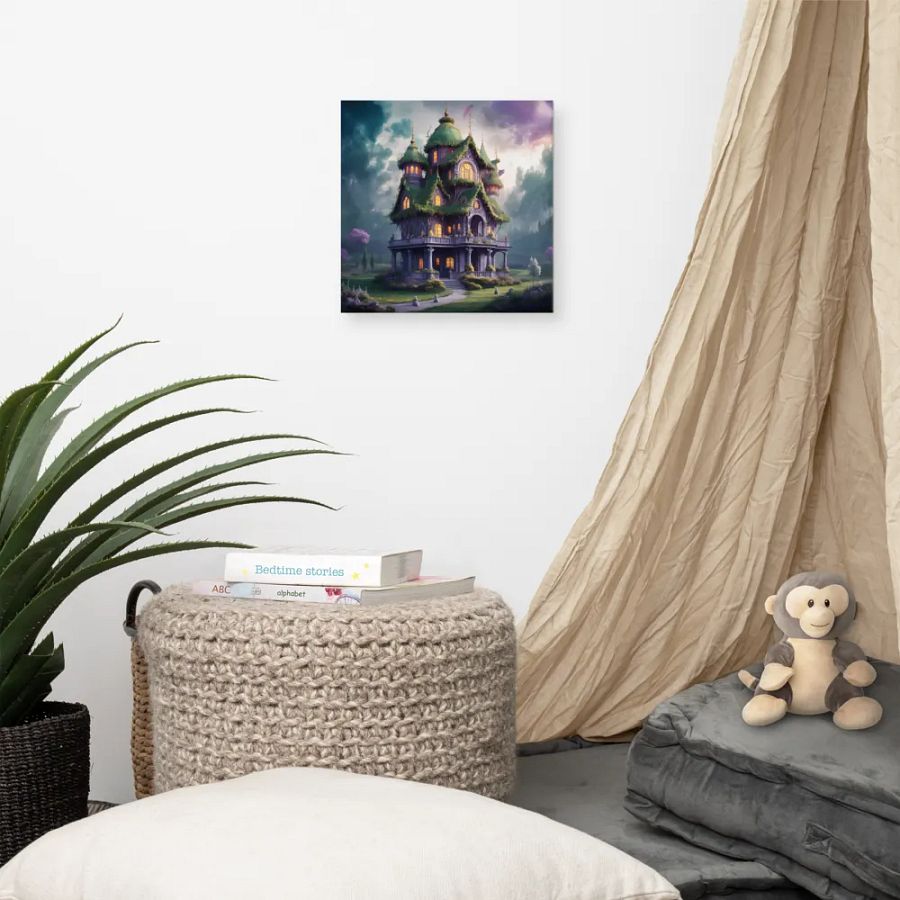 Watercolour Fairy House Art - v6 product image (7)